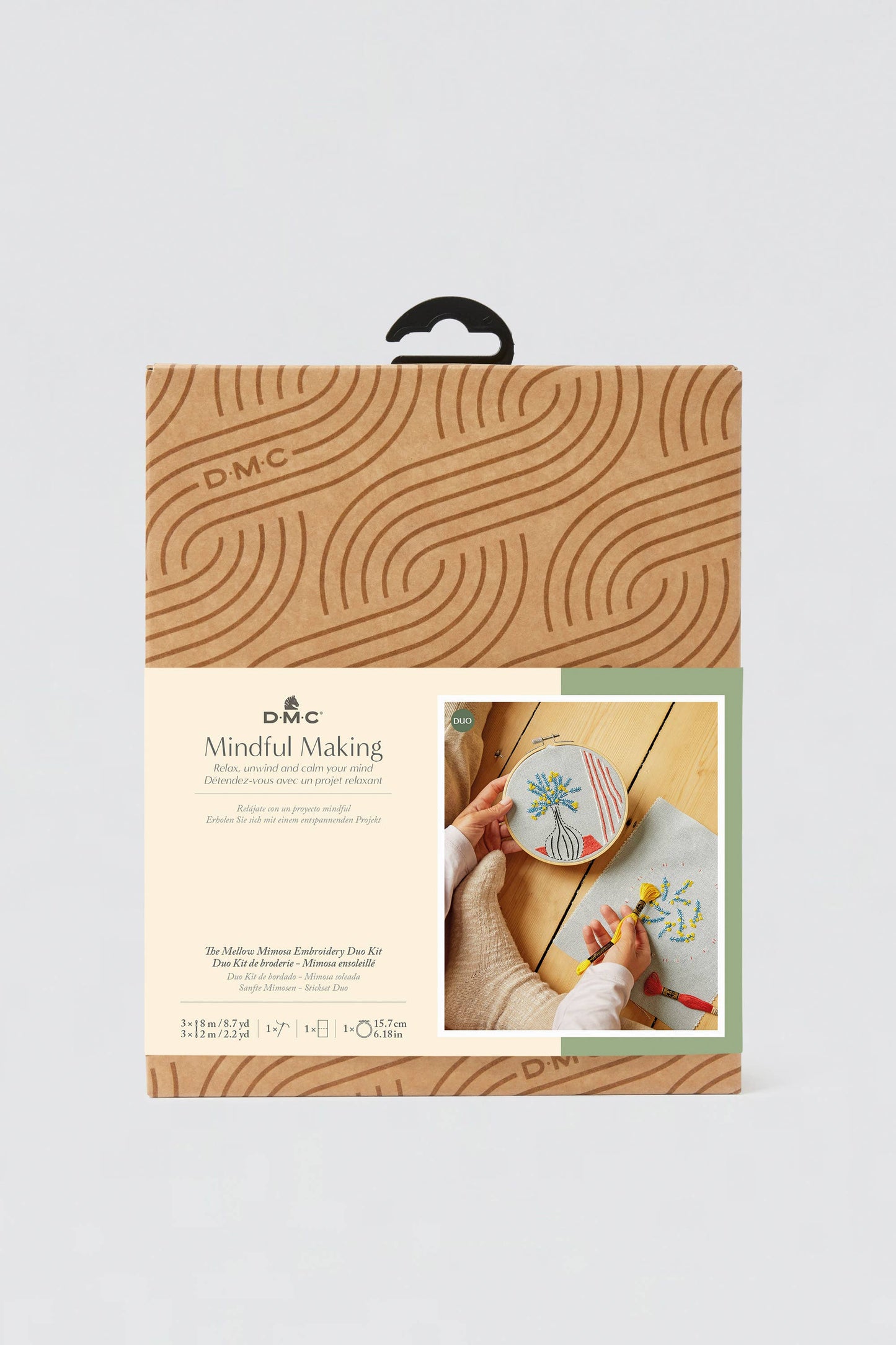 The Mellow Mimosa Embroidery Duo Kit