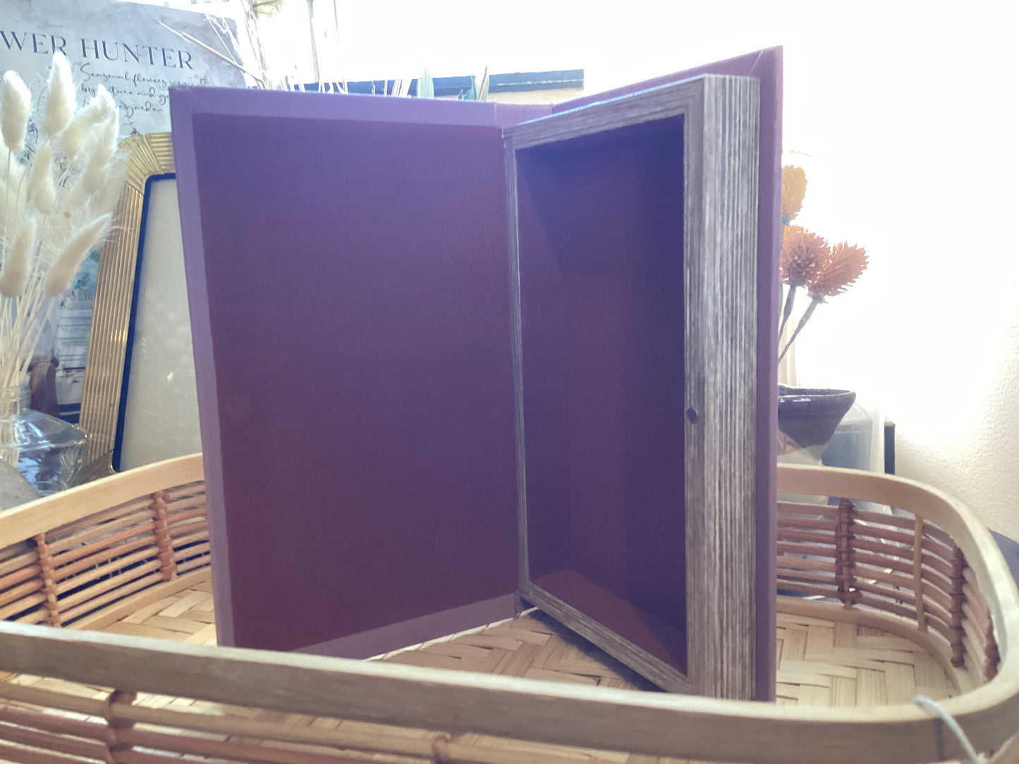 The Language of Flowers Wooden Magnetic Book Box