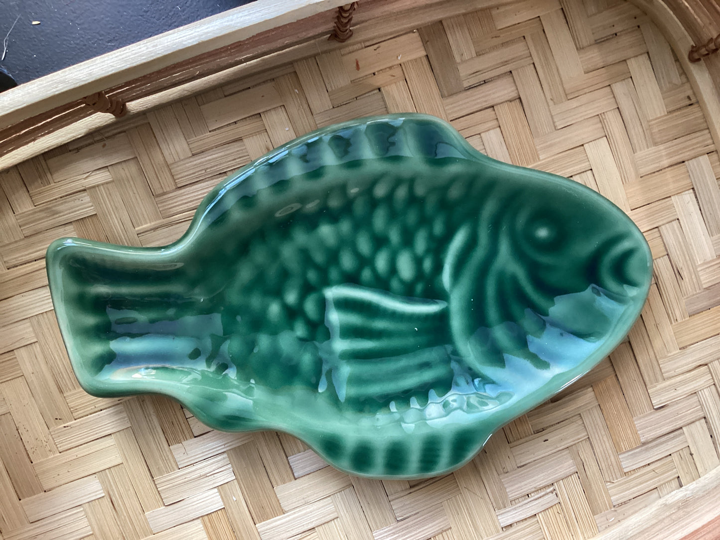 Stoneware Fish Shaped Dish