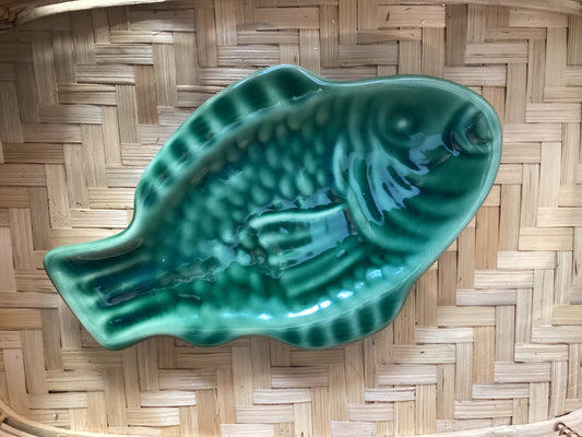 Stoneware Fish Shaped Dish