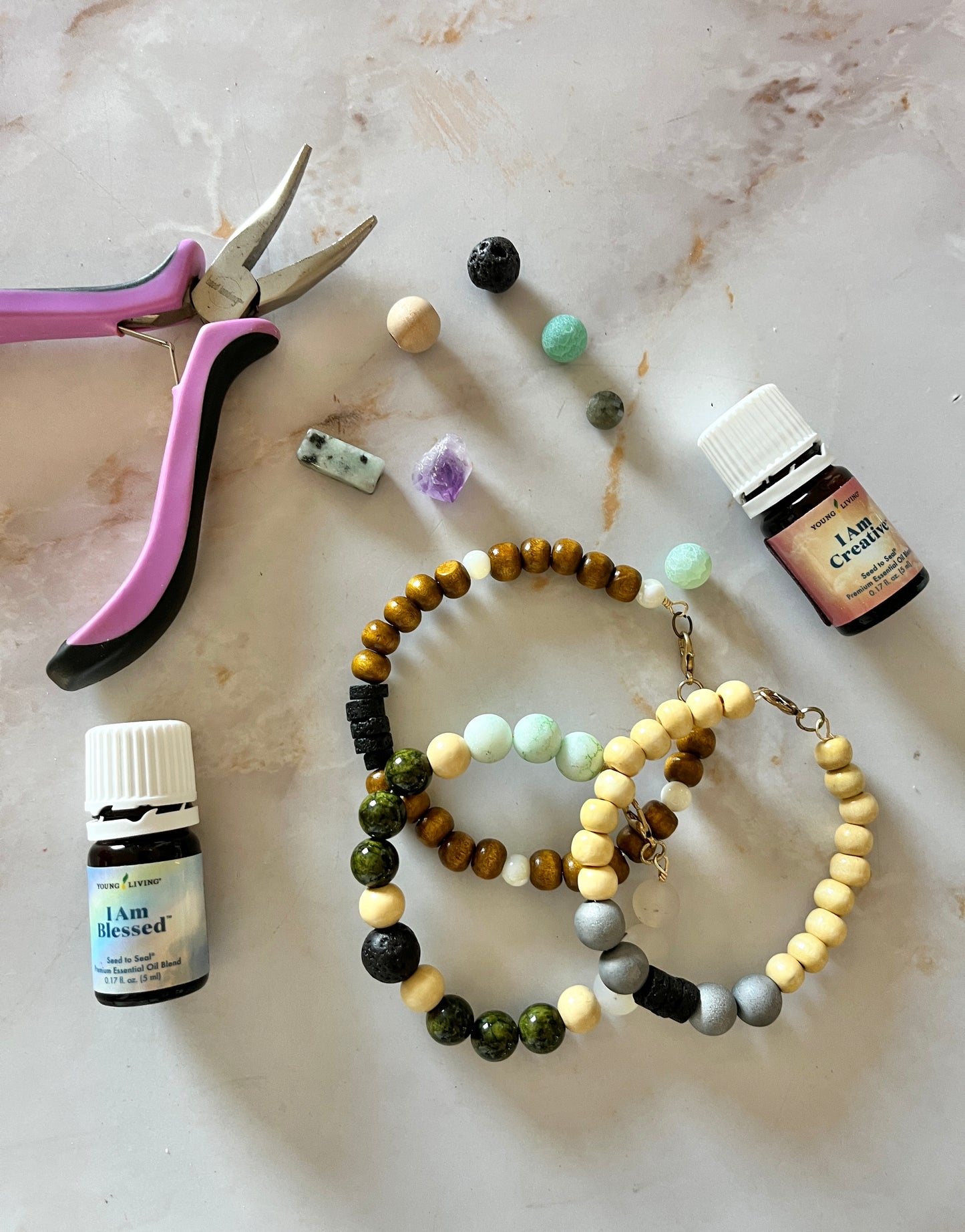 Essential Oil Bracelet and Sound Bath Workshop  Saturday, June 28th 2:00 pm-4:00pm