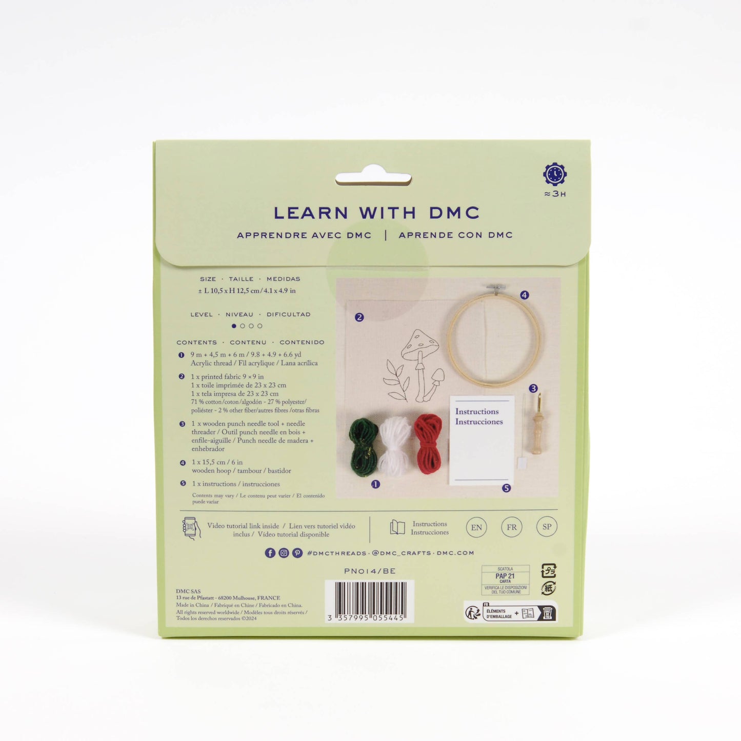 Mushroom Punch Needle Kit