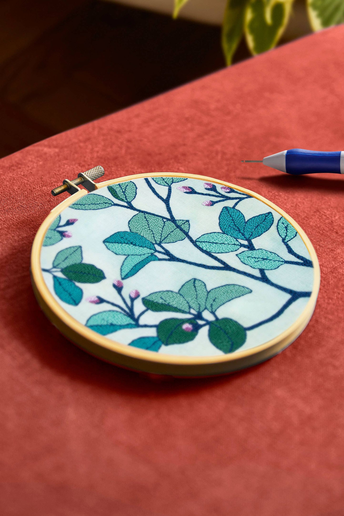 Jungle Foliage- Punch Needle Kit