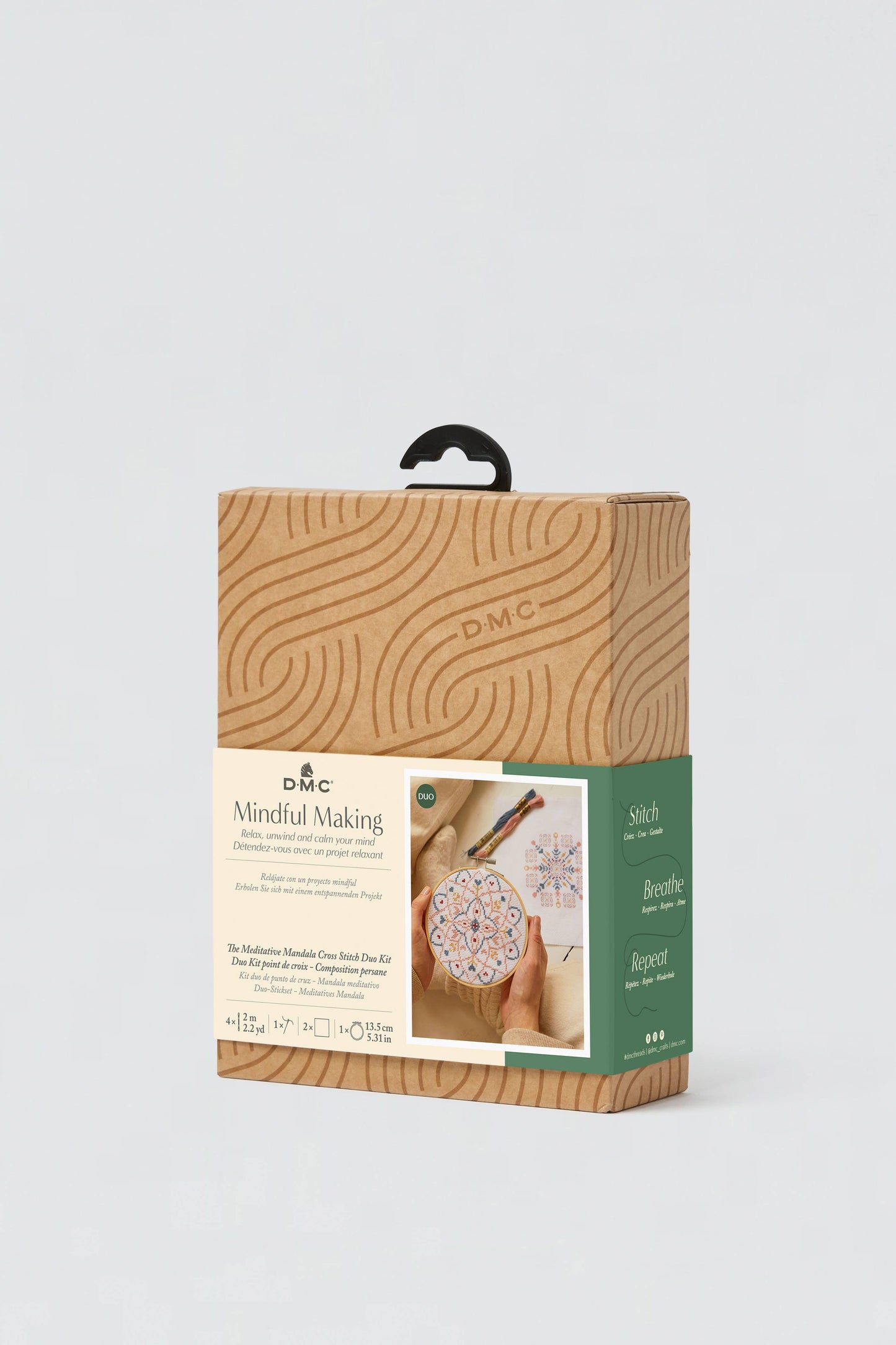 Meditate Mandala Cross Stitch Kit