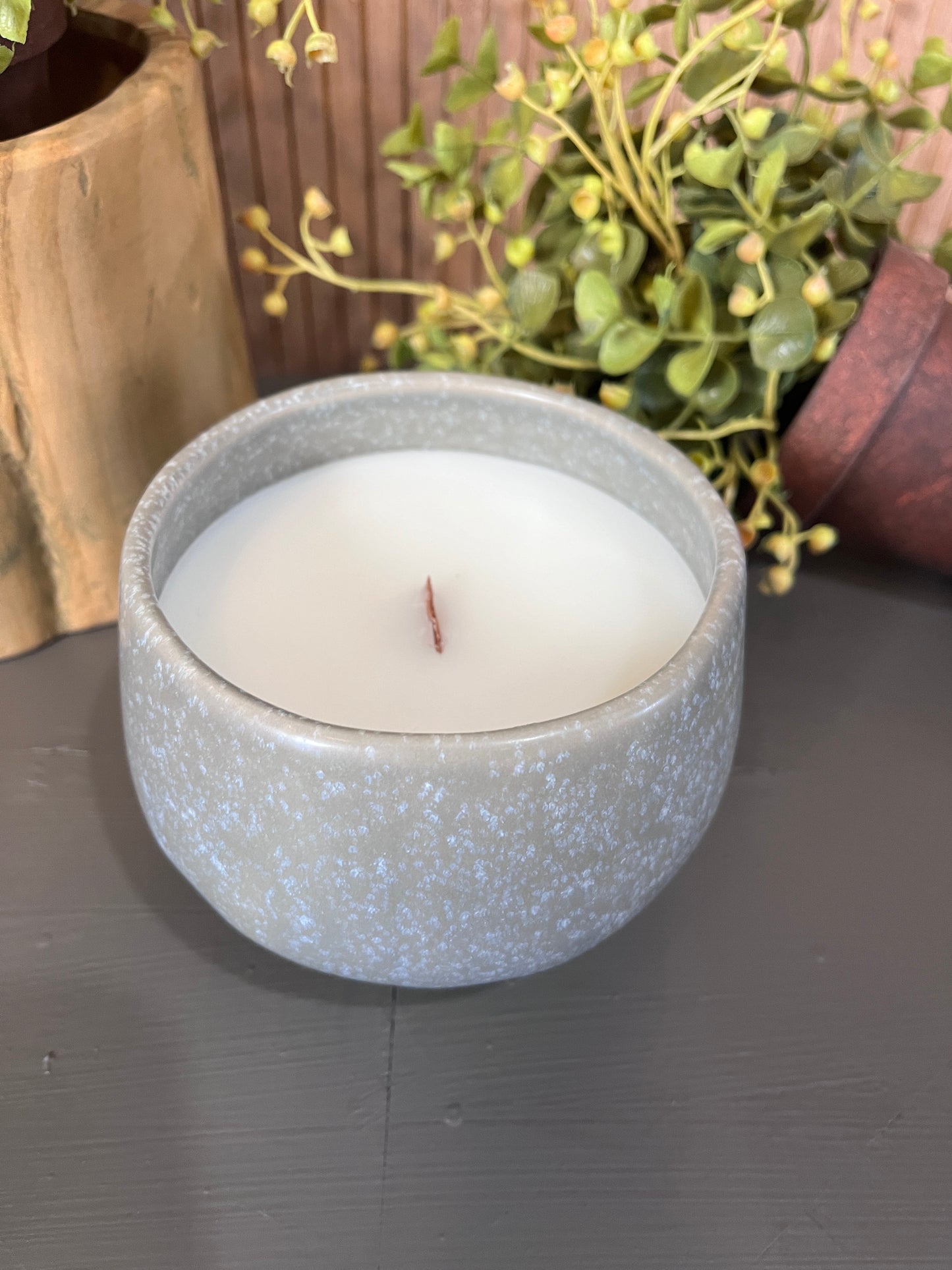 Sugared citrus, 12 ounce candle in reusable container 