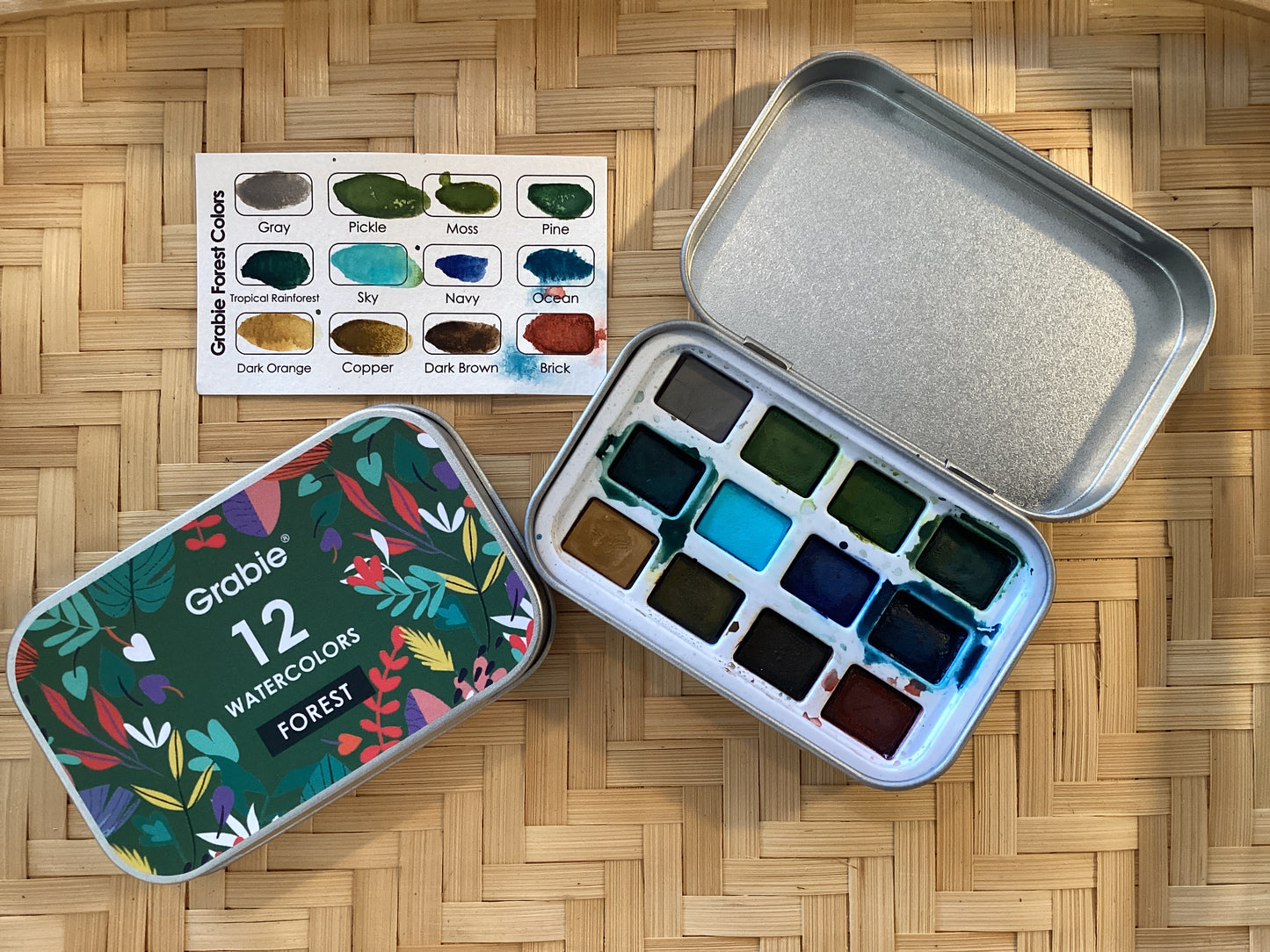 Grabie Twelve Watercolors Forest