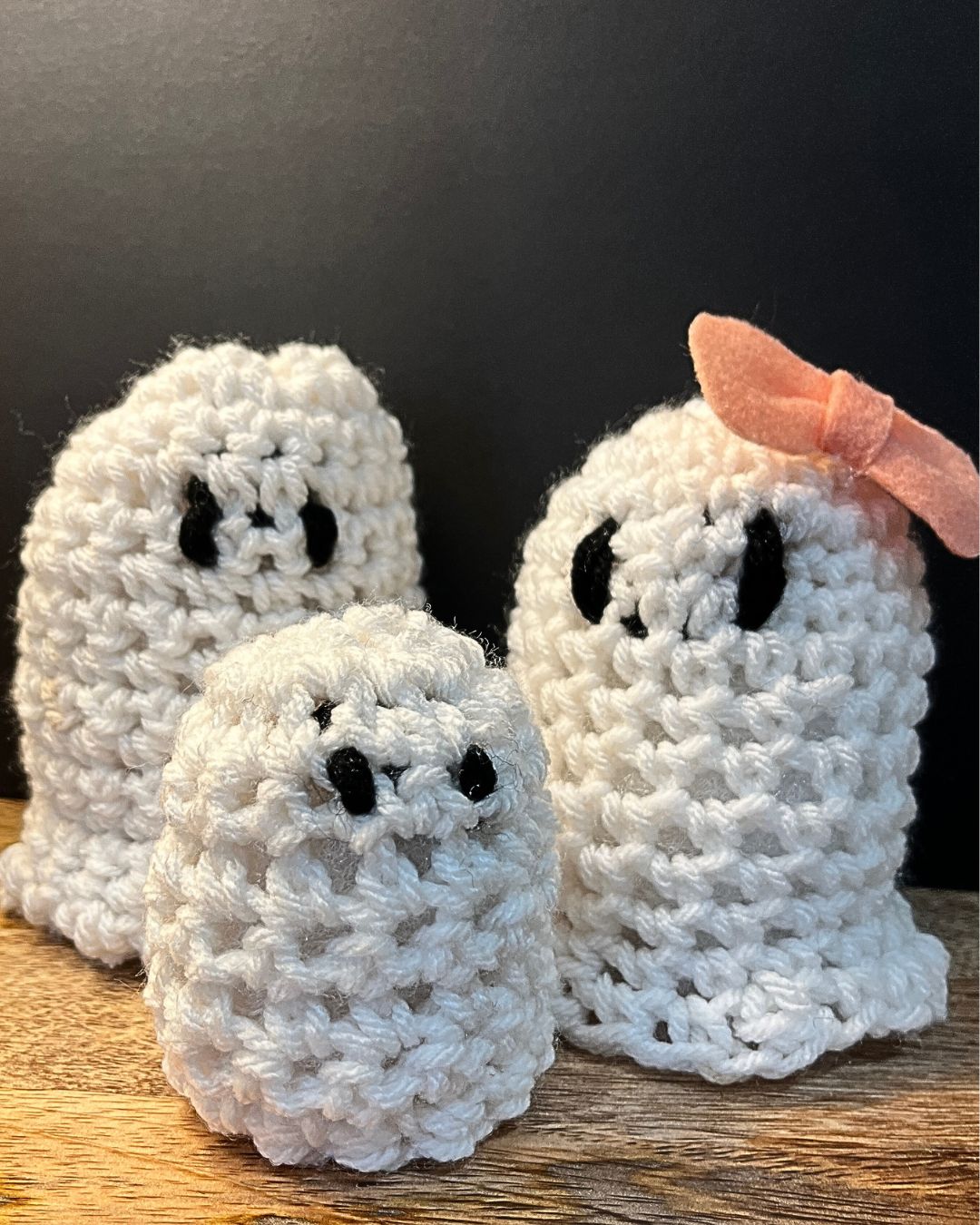Easy Crochet Ghosts Saturday, September 27th10:30am-12:30pm