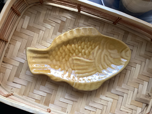 Stoneware Fish Shaped Dish