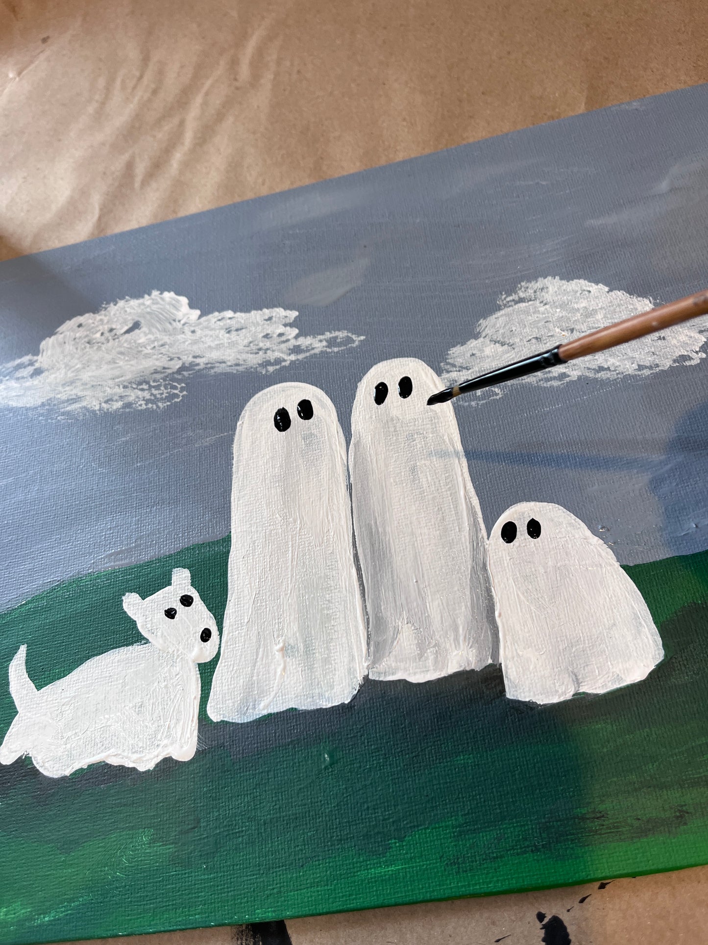 Our Ghostly Family Portrait Acrylic Painting Workshop-Saturday, October 19th 10:30am-12:30pm