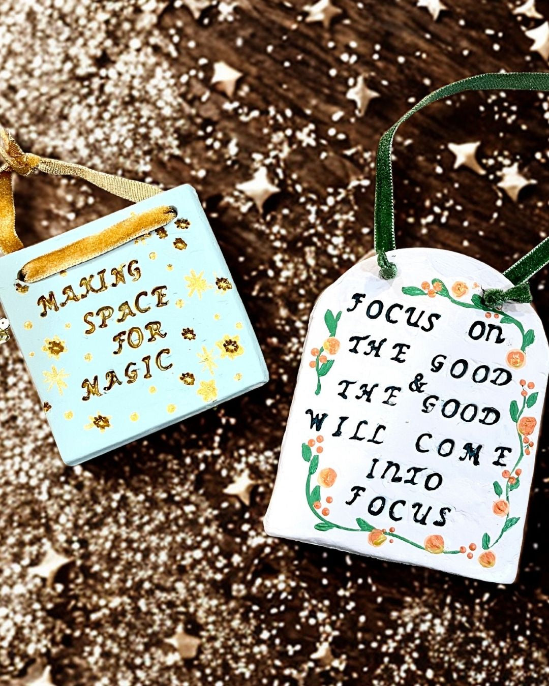 Hand-Stamped Inspirational Clay Plaque: Friday, January 16th 10:30 am-12:30 pm