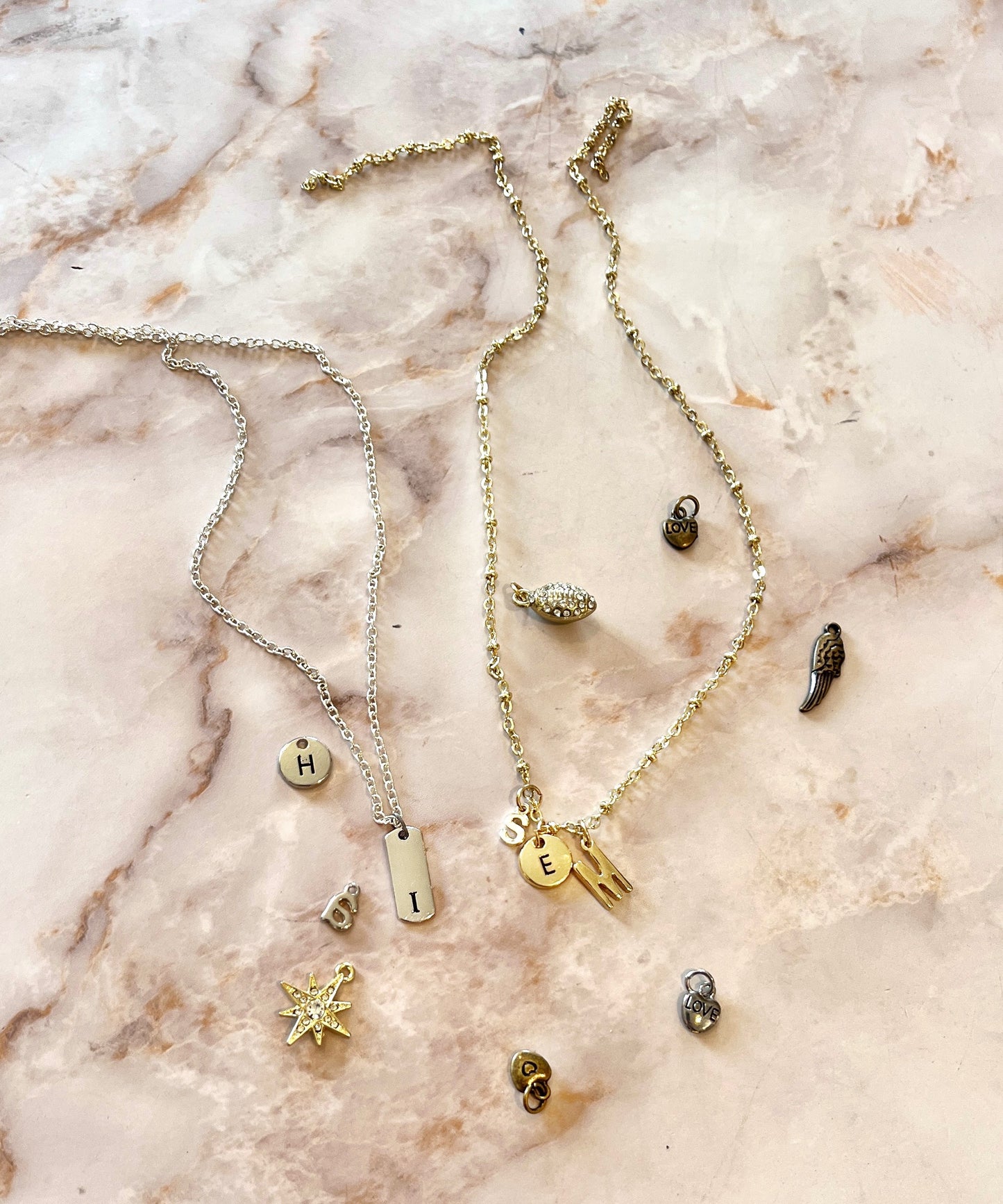 Mix and Match Initial Necklace