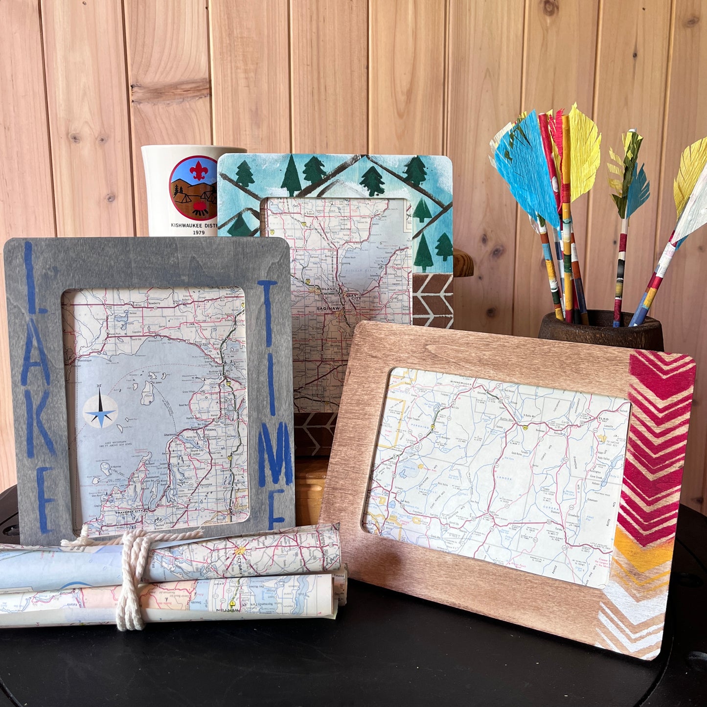 Painted Wood Memory Picture Frames Workshop Wednesday,July 24th 6pm-8pm