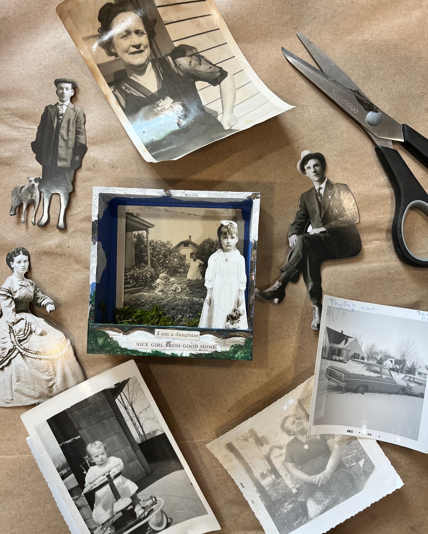 Mixed Media Collaged Art Diorama Box Wednesday, June 18th 10:30 am-12:30 pm
