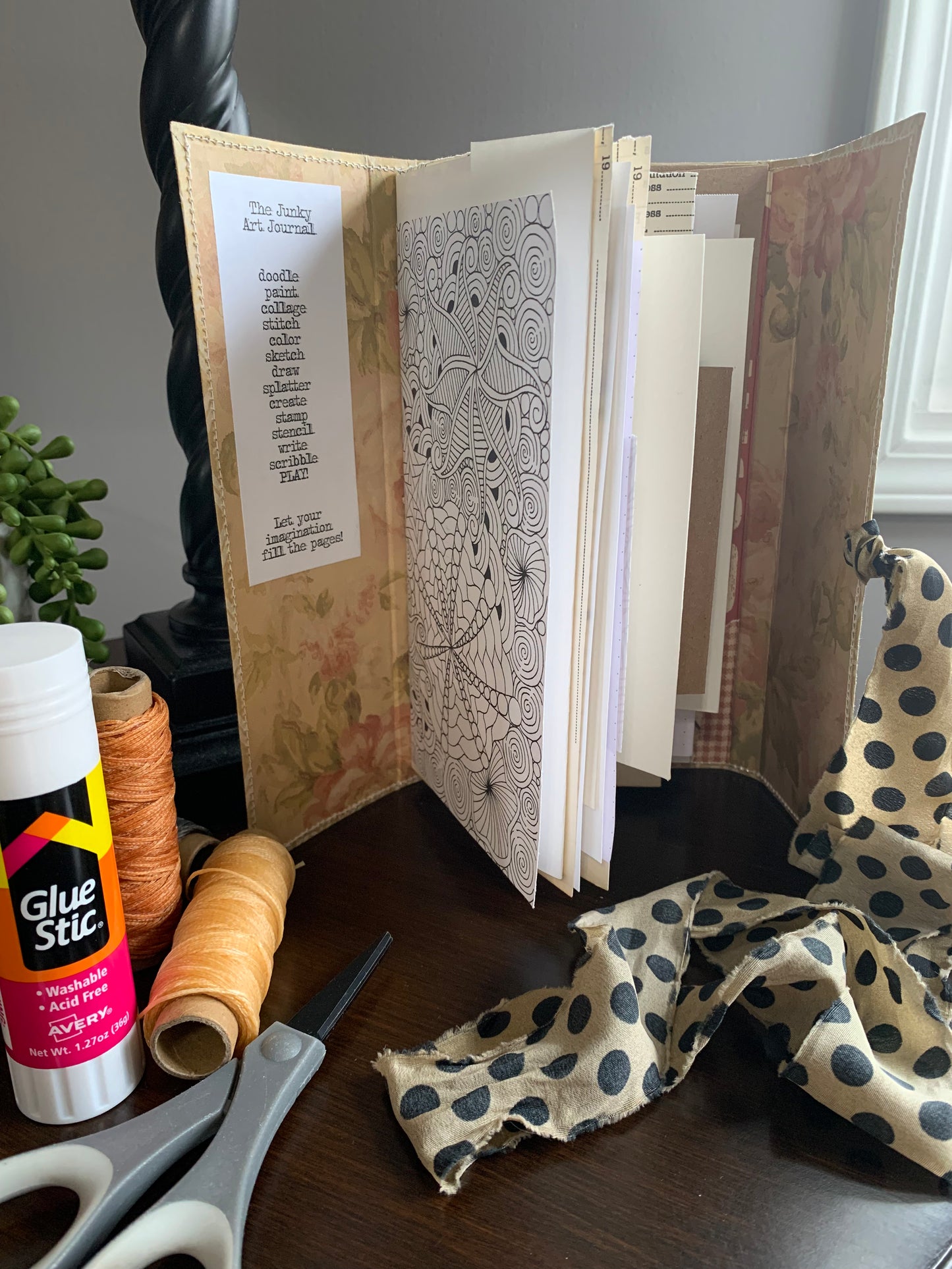 Junky Art Journal with Jill Green Saturday, June 7th 10:30 am-12:30 pm