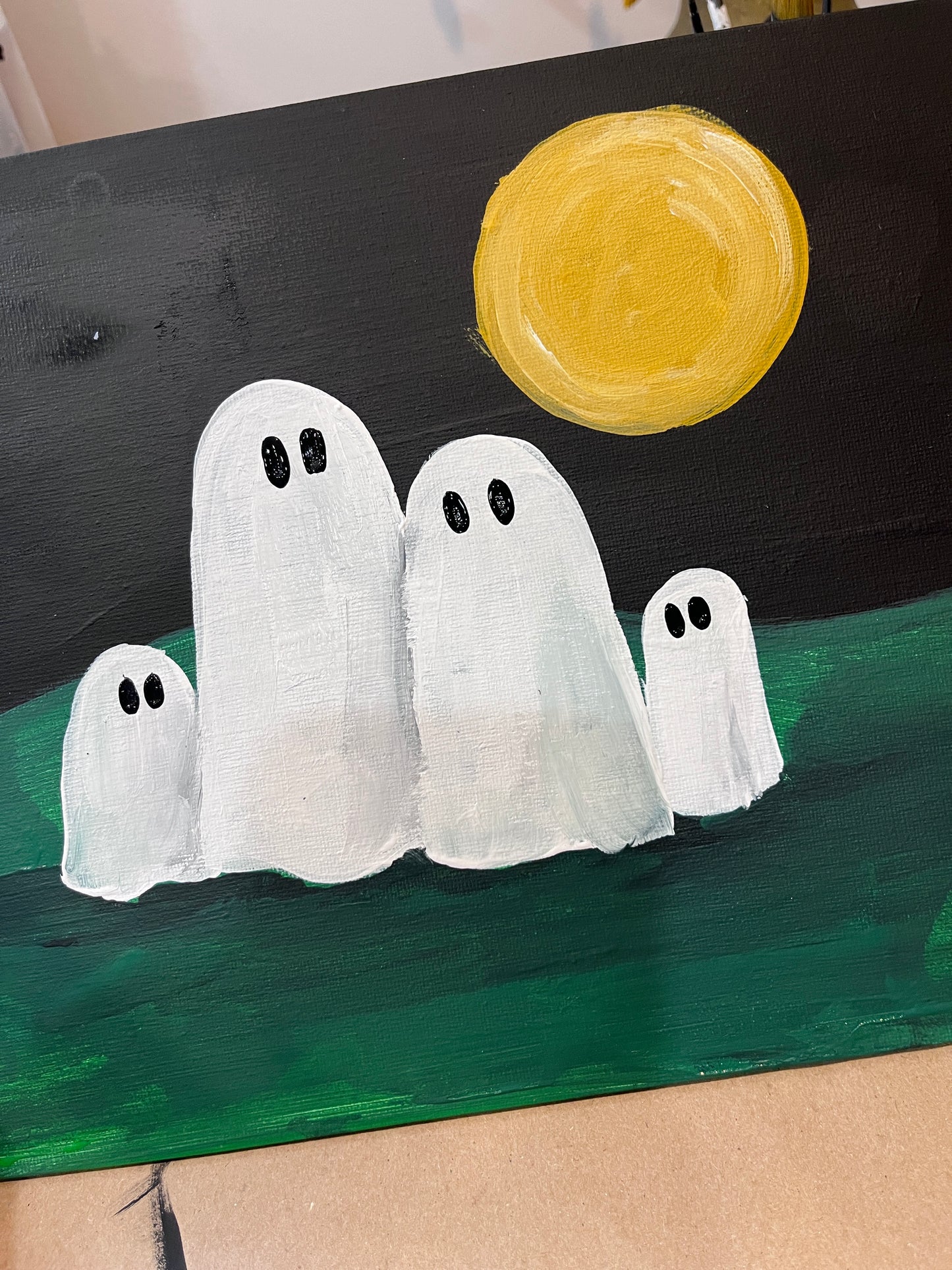 Our Ghostly Family Portrait Acrylic Painting Workshop-Saturday, October 19th 10:30am-12:30pm