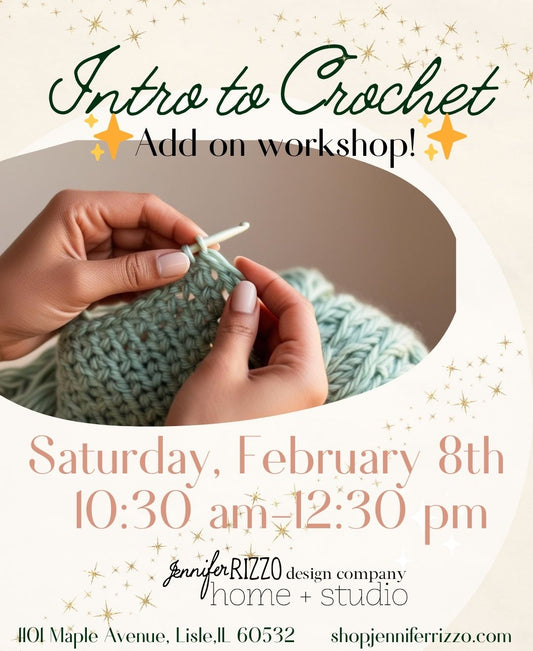 Intro to Crochet for Beginners Saturday,Februrary 8th, 10:30 am-12:30pm