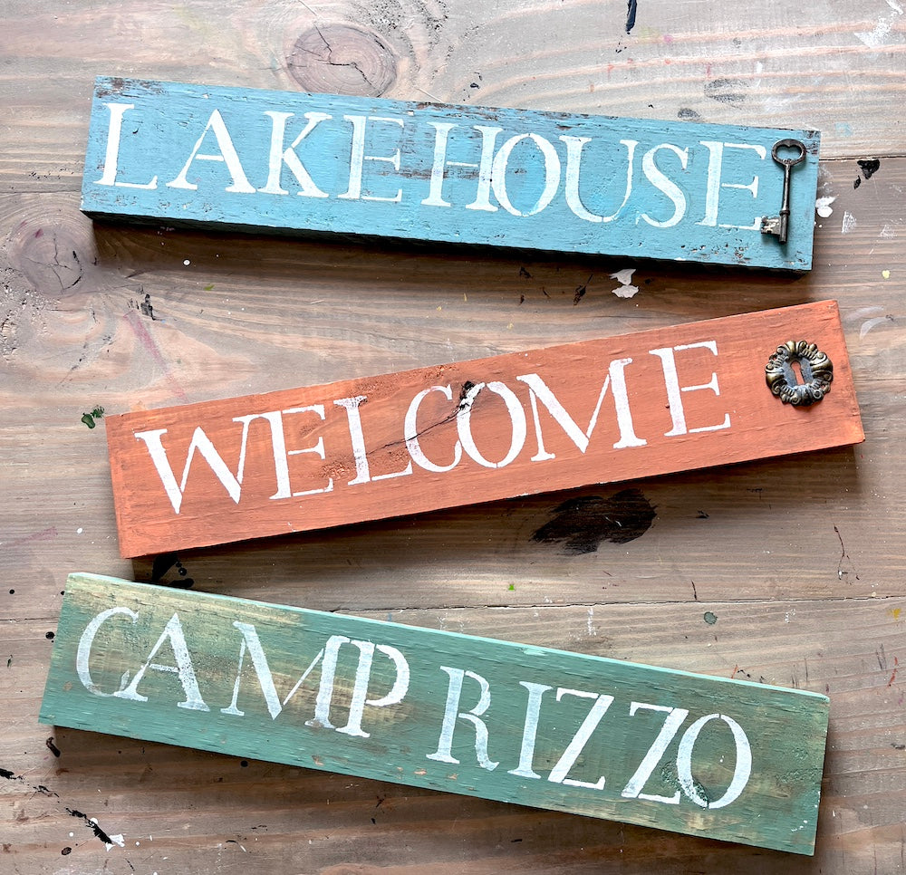 Camp/Lake Painted Board Signs-Wednesday, June 19th 6pm-8pm