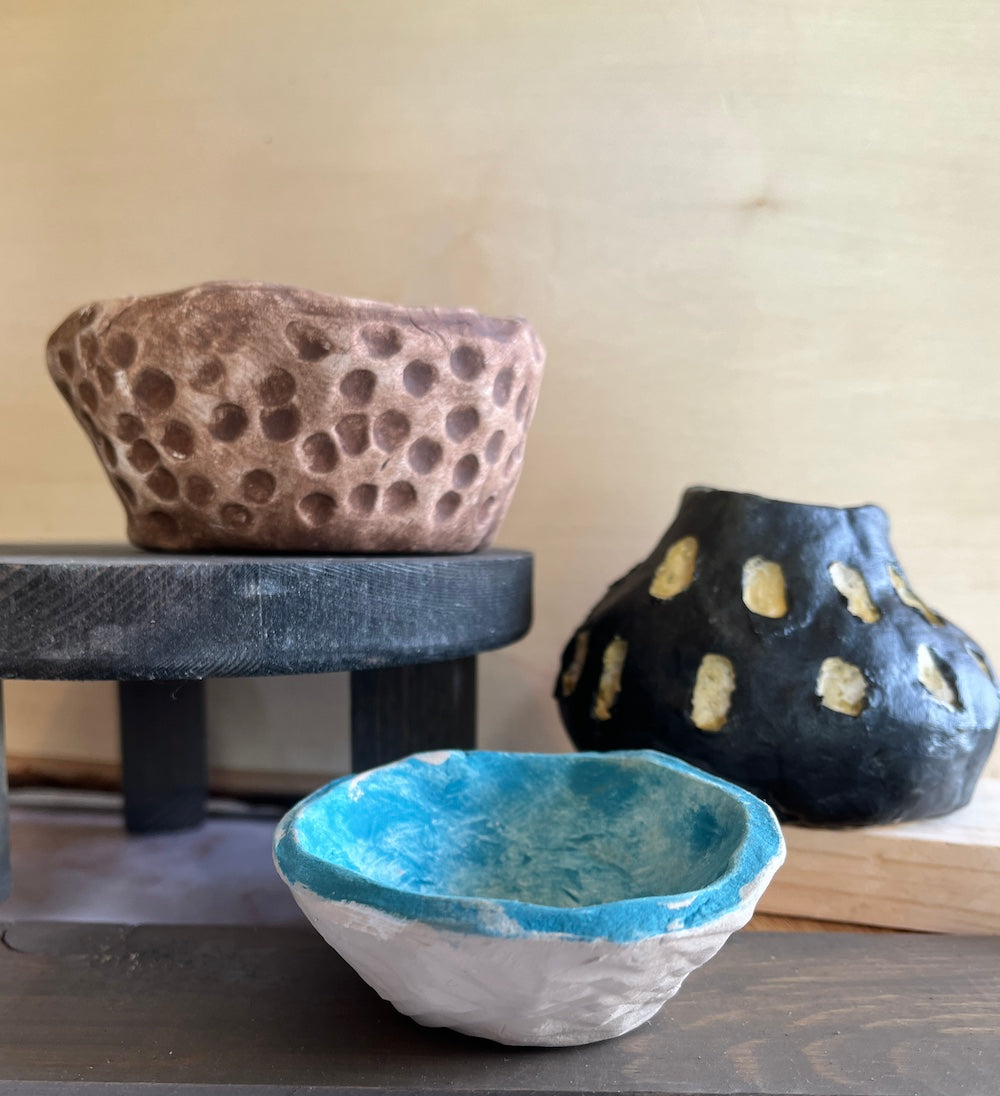 Clay Decorative Rustic Pinch Pot Workshop Wednesday,July 17th 6pm-8pm