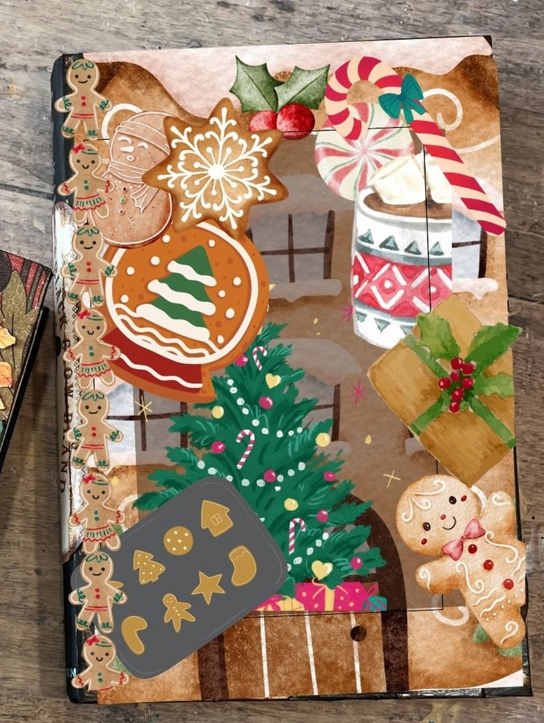 Gingerbread House Collage Tunnel Book: Saturday, Saturday, December 20th 10:30am-12:30pm