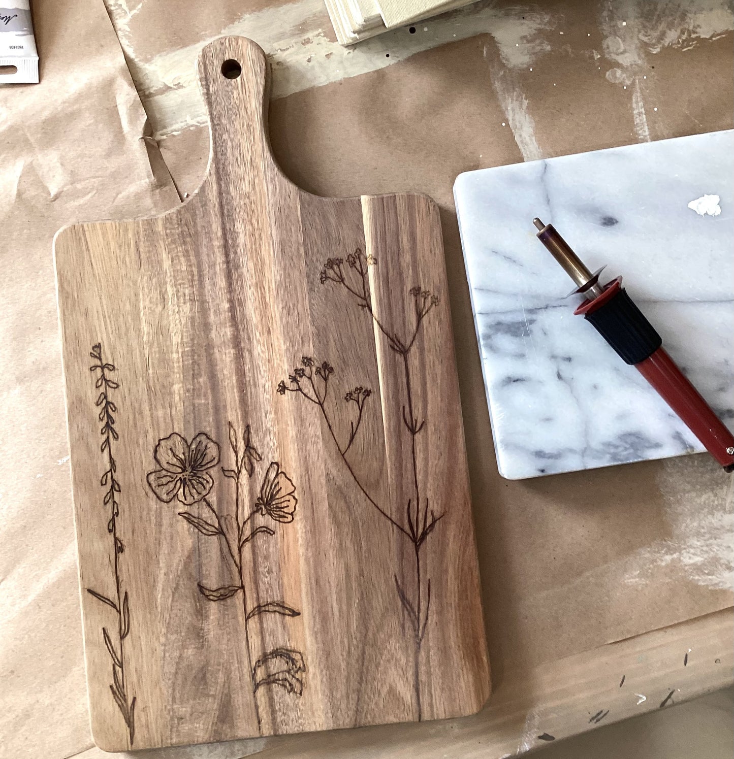 Wood Burned Cutting Boards Saturday, June 22nd 2:30pm-4:30 pm