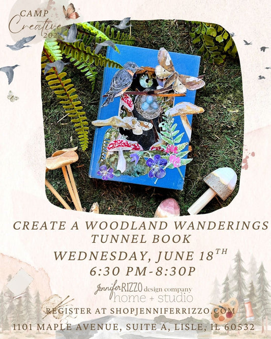 Woodland Tunnel Book Wednesday, June 18th, 6:30pm-8:30 pm