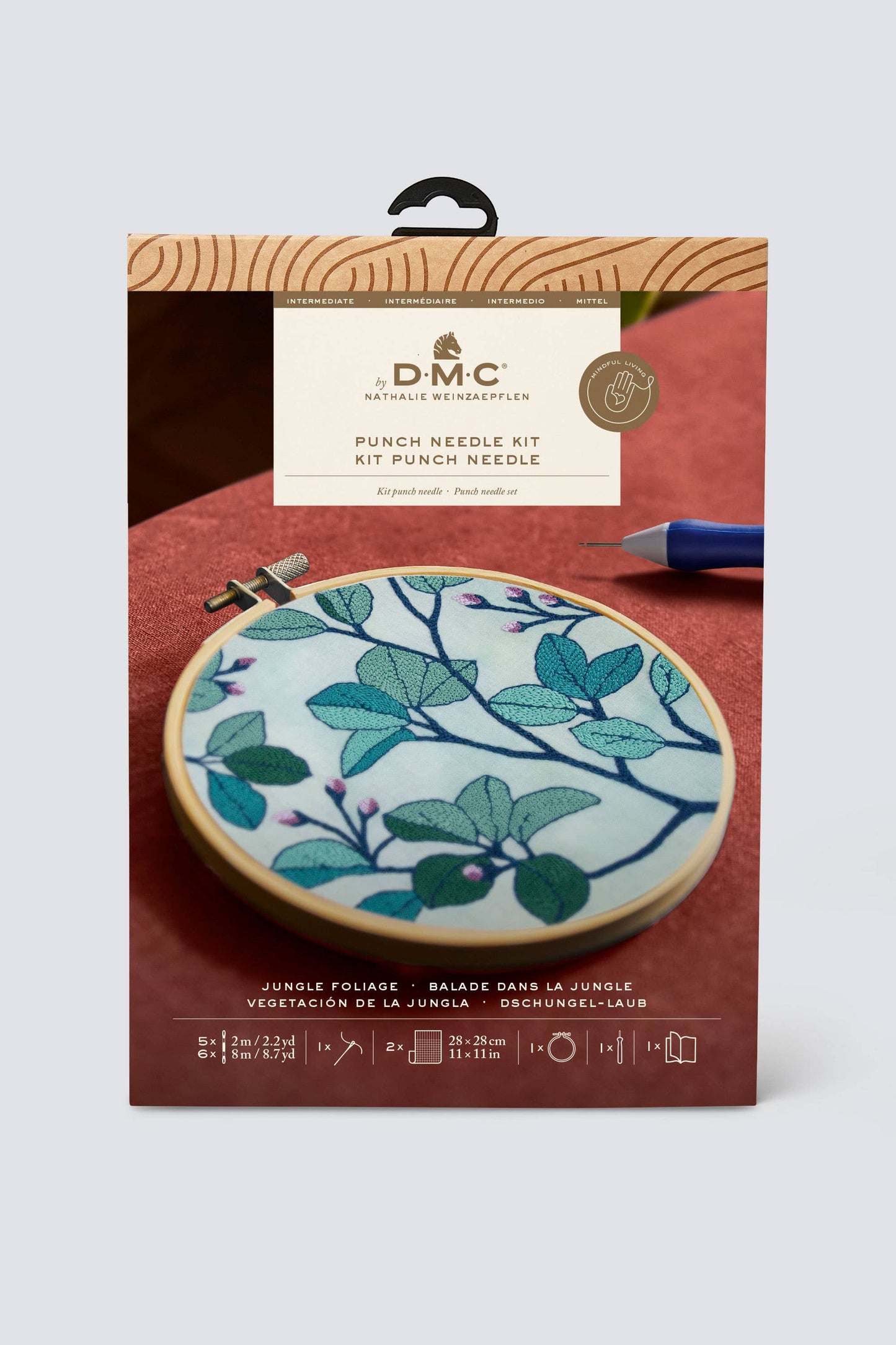 Jungle Foliage- Punch Needle Kit