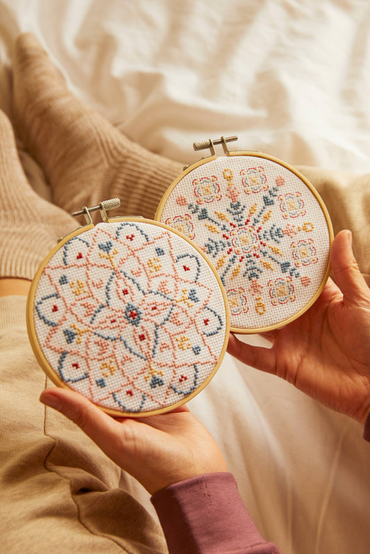Meditate Mandala Cross Stitch Kit