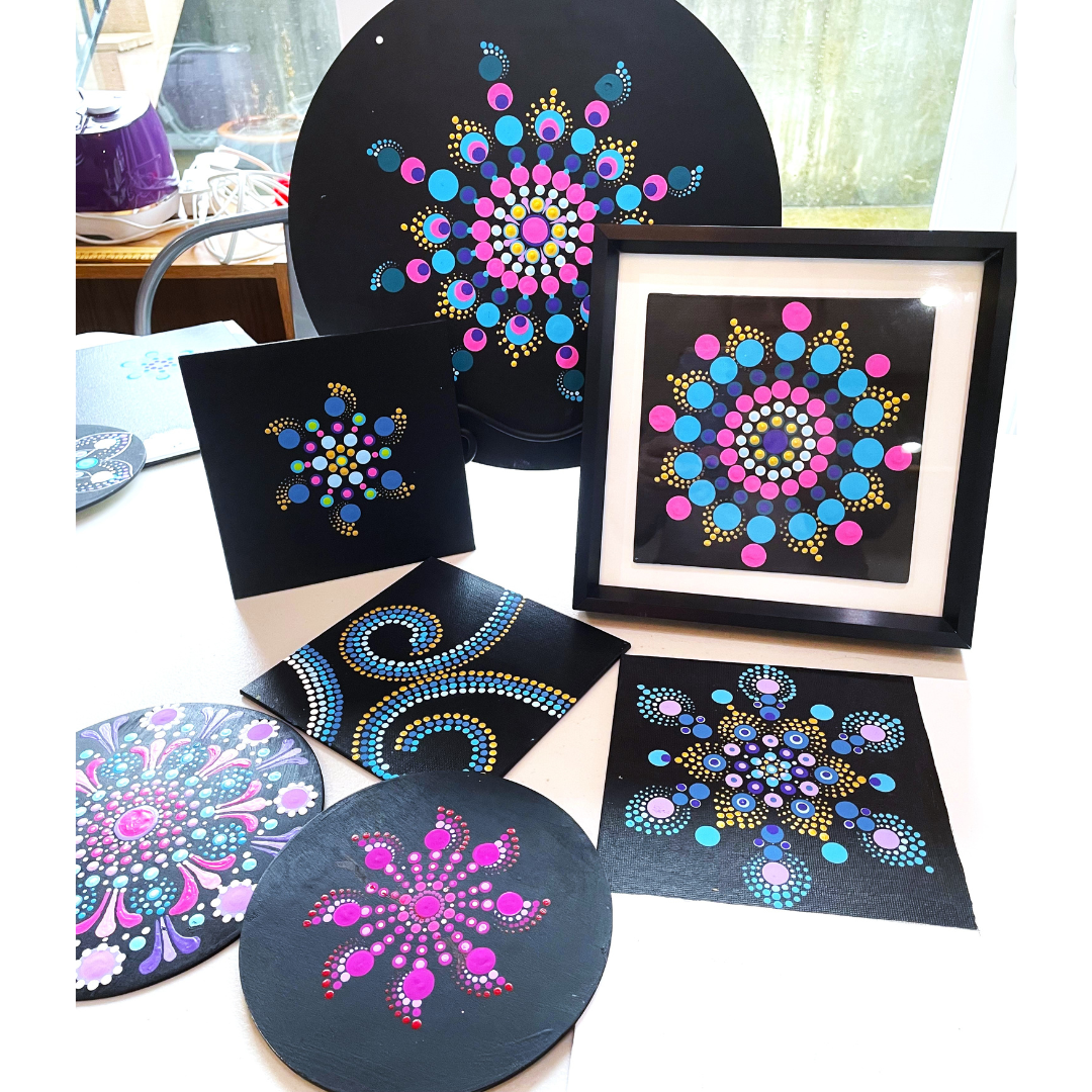 Mandala Dotting Workshop Saturday, April 26th (2 sessions 10:30am/1:30pm)