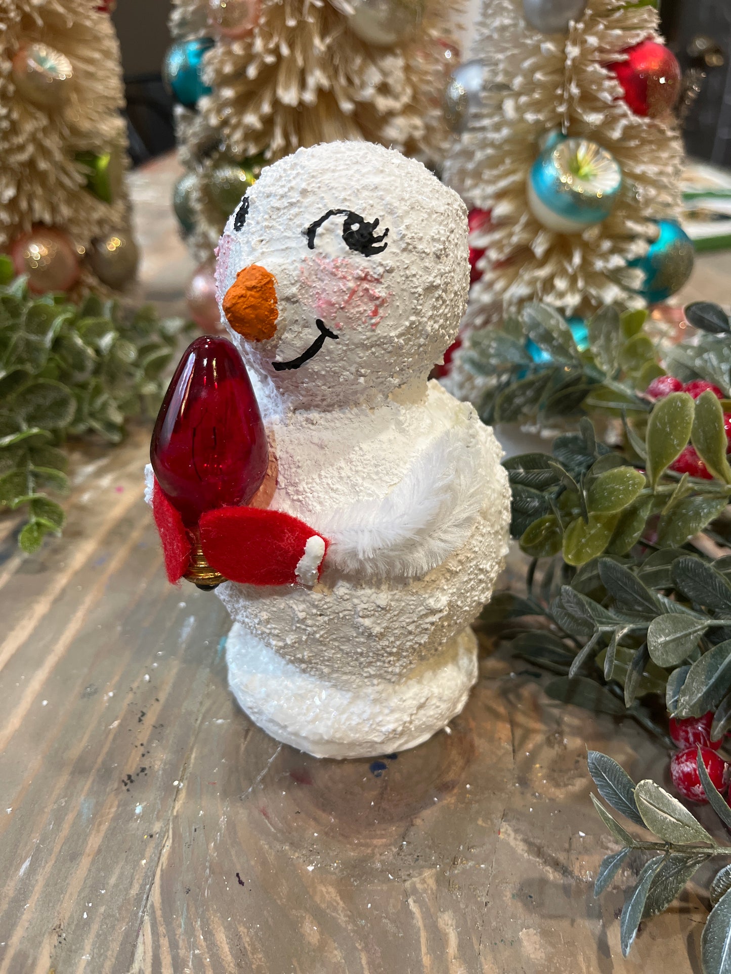 Retro Handmade Snow Person-Harlow