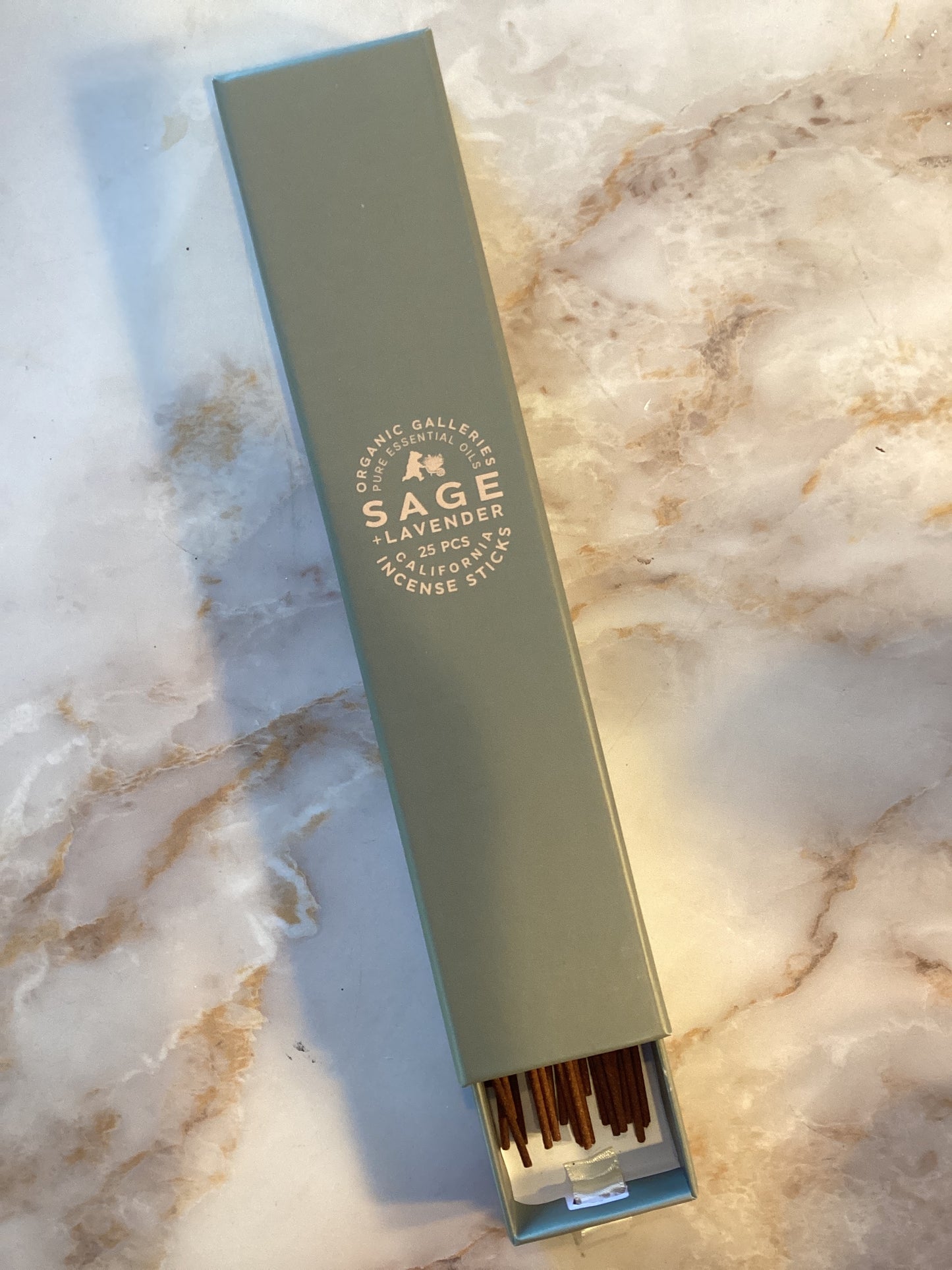 Incense Sticks Made With Essential Oils - Sage and Lavender