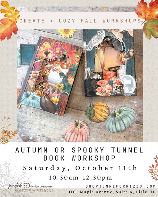 Autumn or Spooky Collage Tunnel Book Saturday, October 11th 10:30am-12:30pm