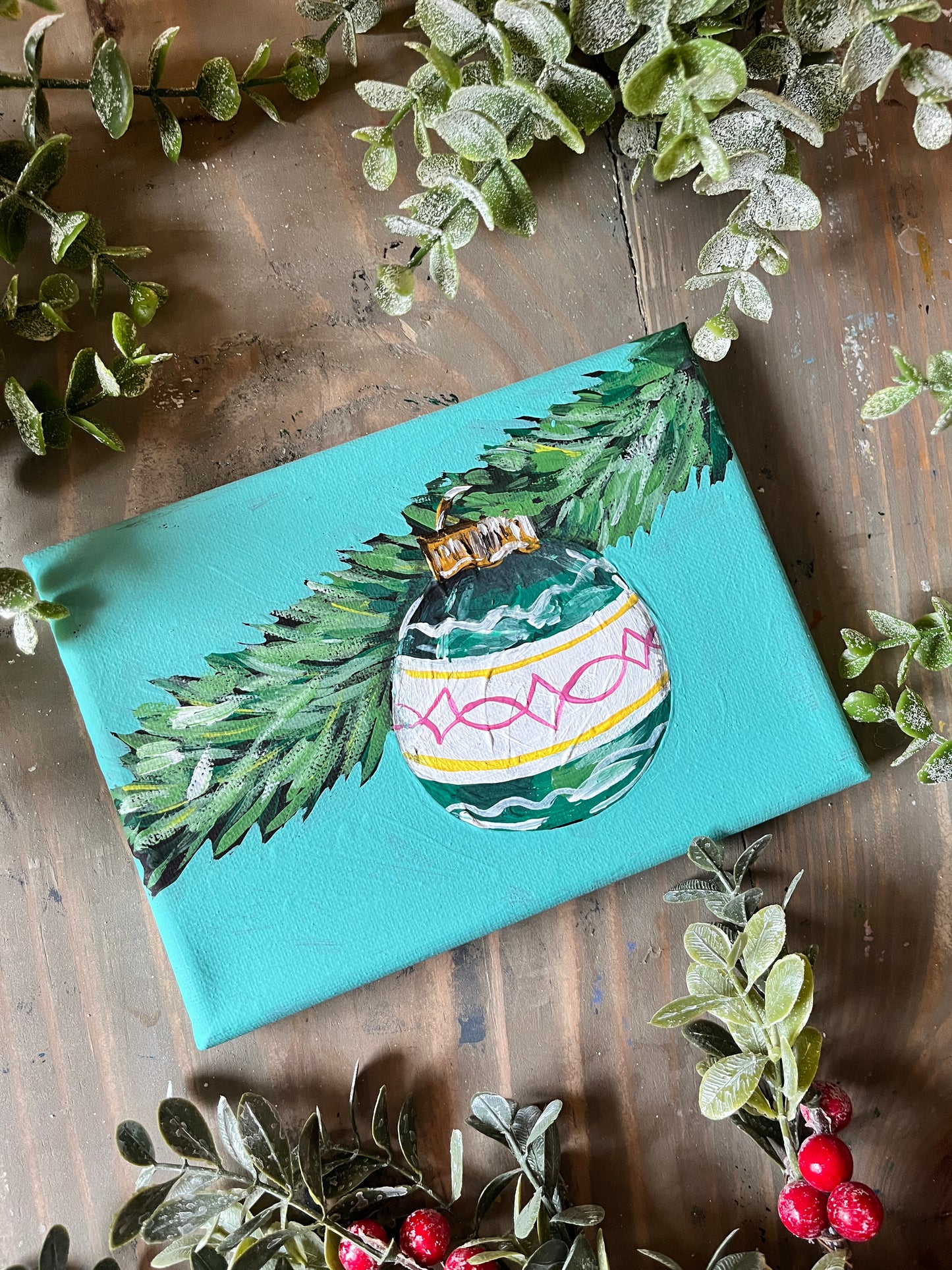 Vintage Ornament Painting-Amber