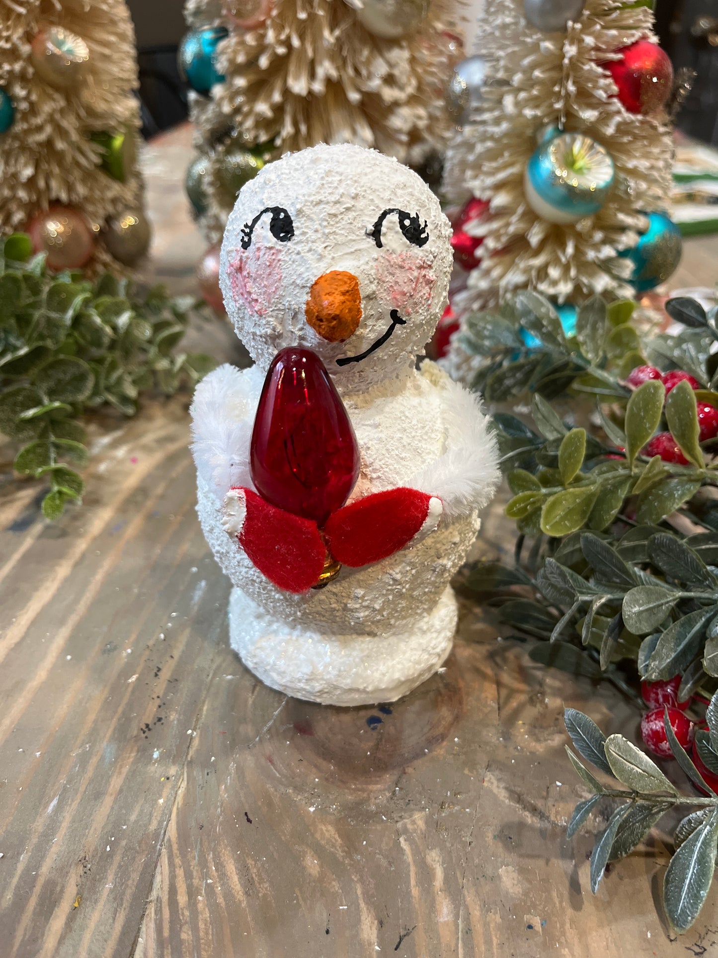 Retro Handmade Snow Person-Harlow