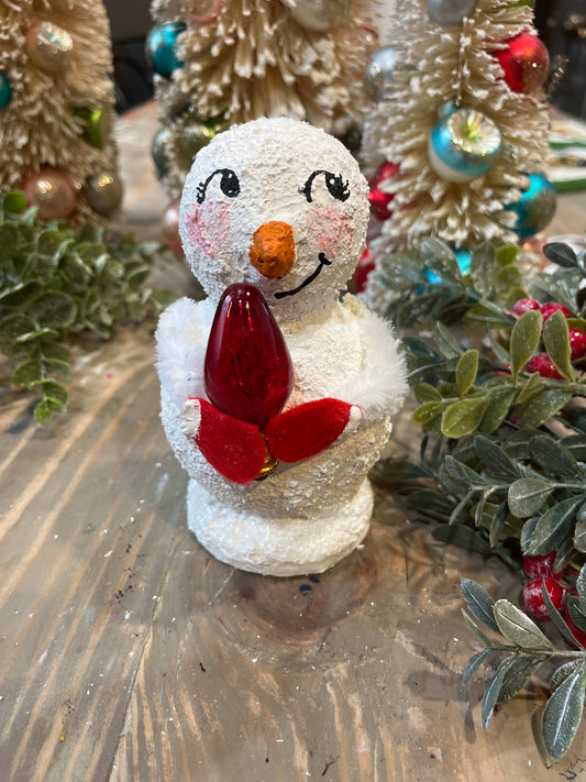 Retro Handmade Snow Person-Harlow