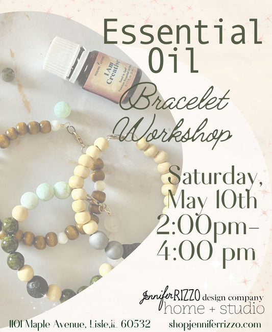 Essential Oil Bracelet and Sound Bath Workshop  Saturday, May 10th 2:00 pm-4:00pm
