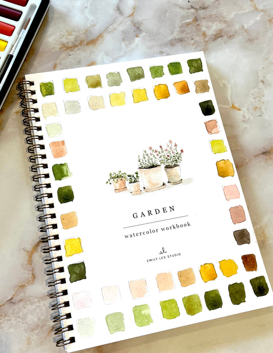 Garden Watercolor Workbook