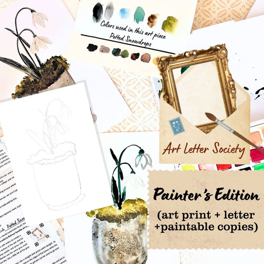 Art Letter Society-The Painter’s Edition (print + paint-along set)