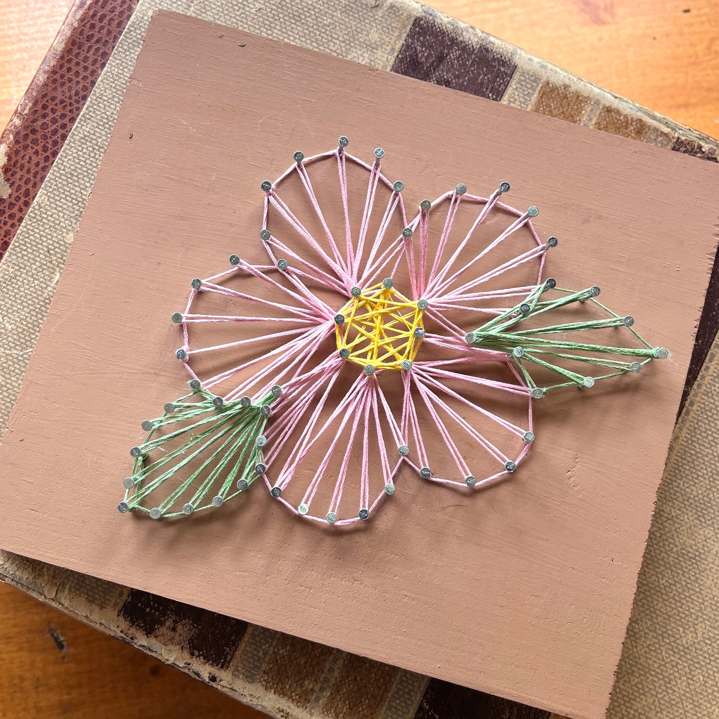 Floral String Art Workshop Wednesday,June 26th 6pm-8pm