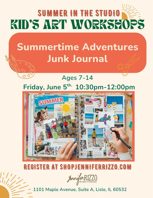 Summertime Adventures Junk Journal: Friday June 5th 10:30am-12:00