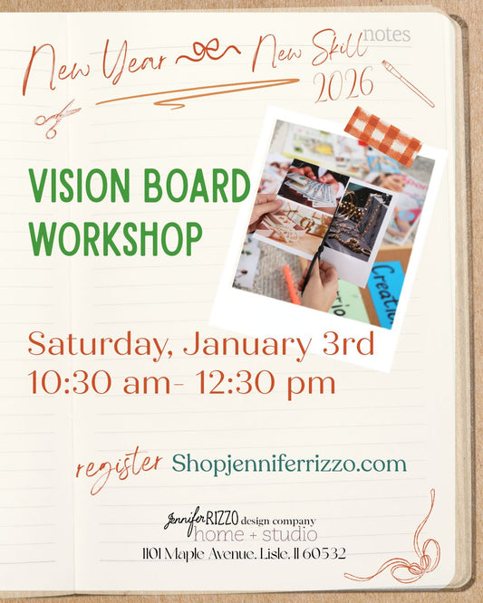 Vision Board Workshop: Saturday,January 3rd 10:30a-12:30p