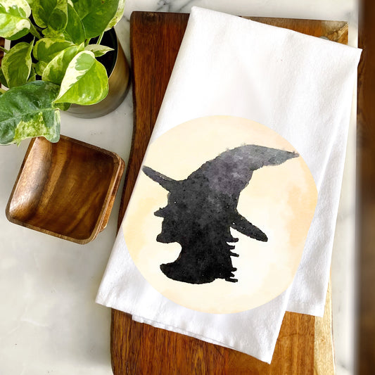 Witch in the Moon Tea Towel